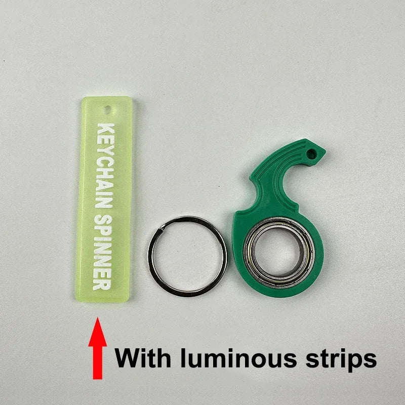 Spinner Stress Toy Keychain Fidget Ring-6