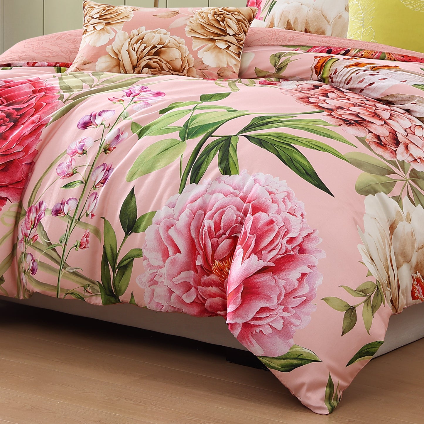 Bebejan Spring Forever 5 Piece Reversible Comforter Set-4