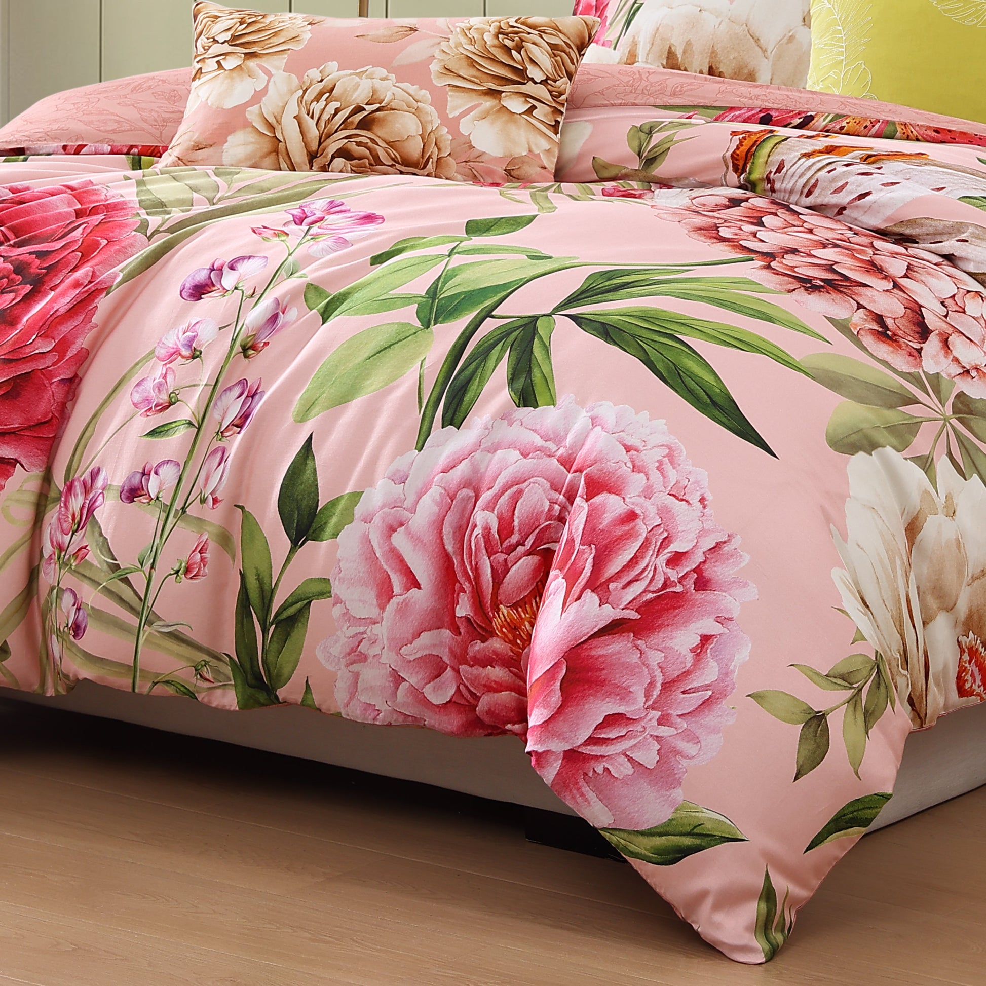 Bebejan Spring Forever 5 Piece Reversible Comforter Set-4