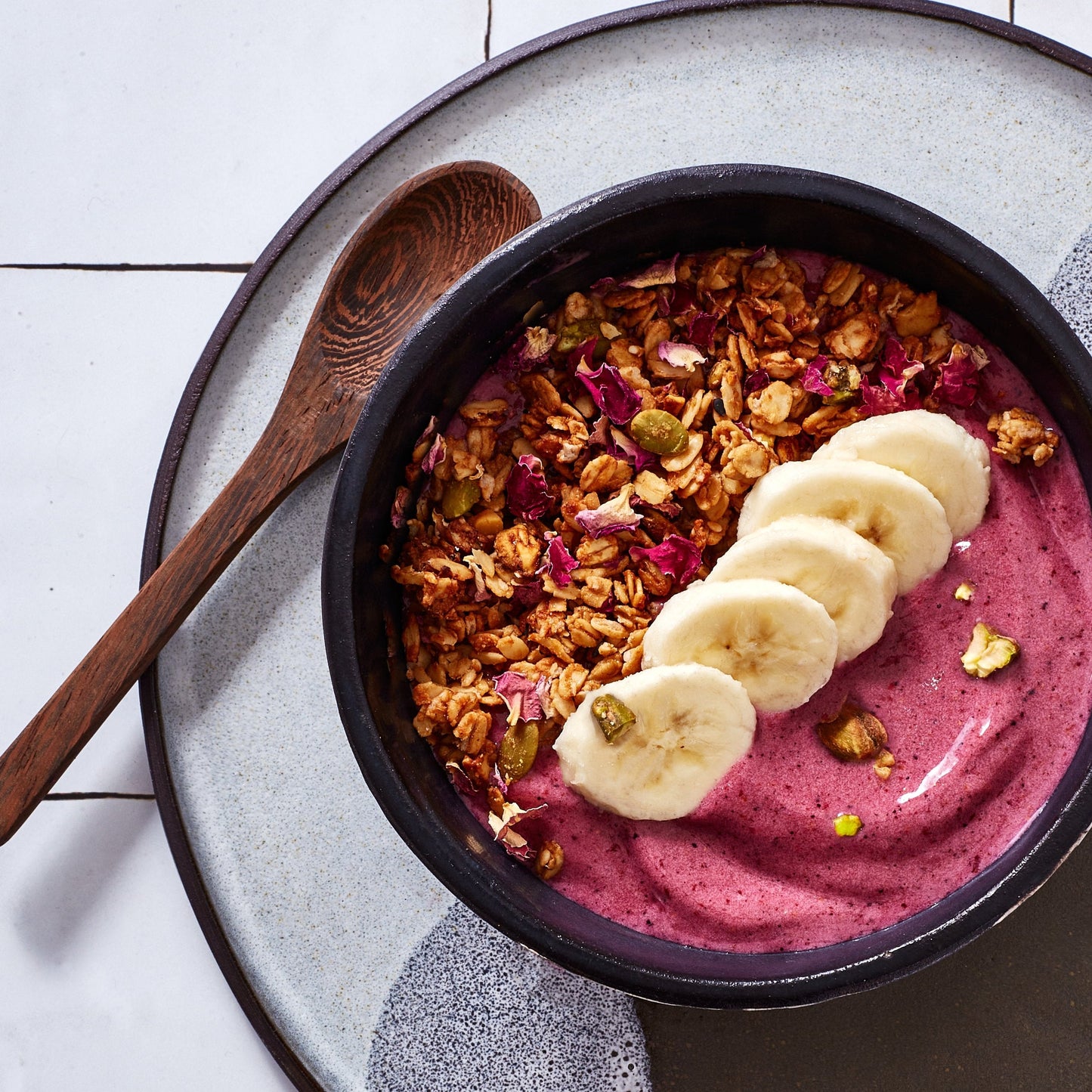 Tahini Rose Pistachio | Granola Clusters