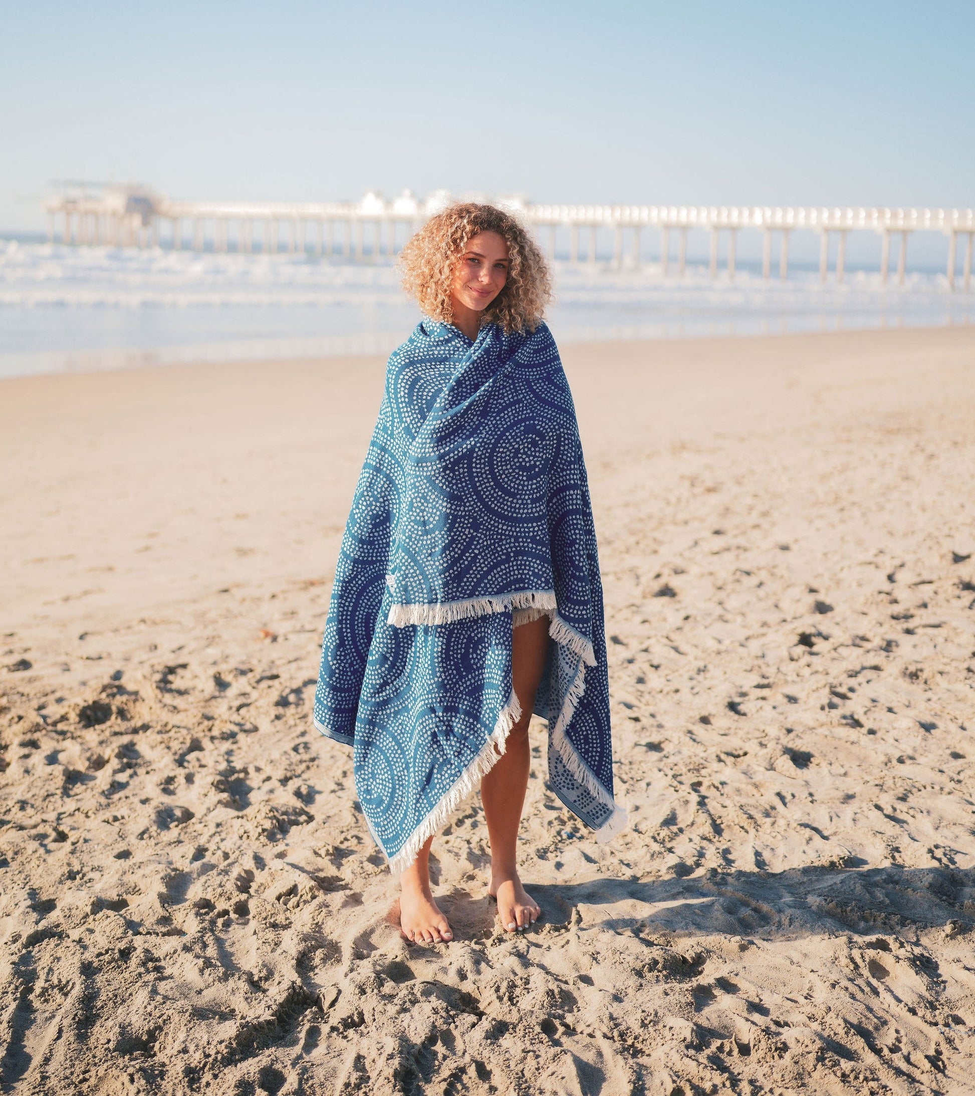 CIRCLES TURKISH COTTON THROW-0