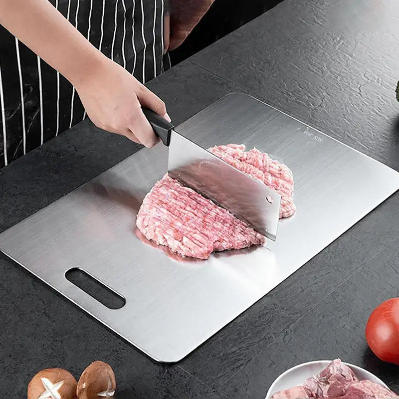Titanium Stainless Steel Cutting Board-1