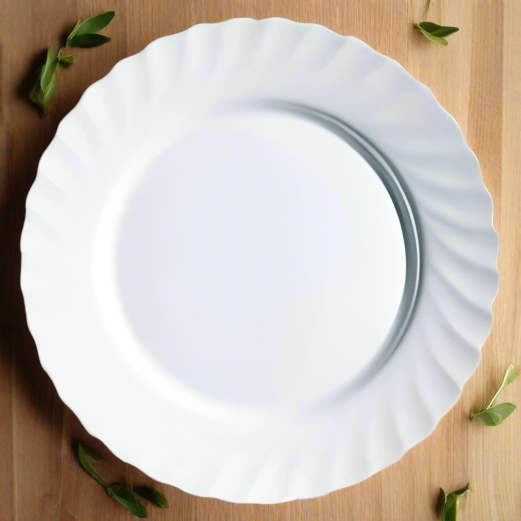 White Dinner Plate 27cm - Trianon - Luminarc