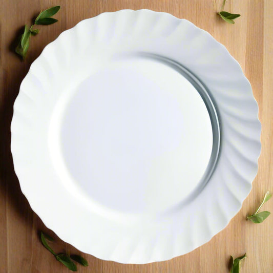 White Dinner Plate 27cm - Trianon - Luminarc