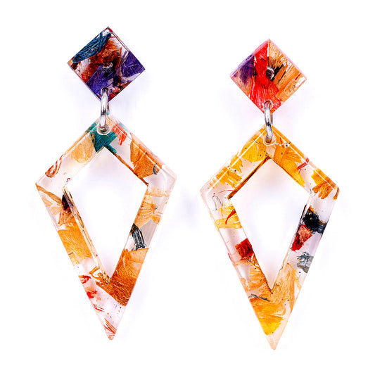 Trixie Elegant Statement Resin Earrings-0