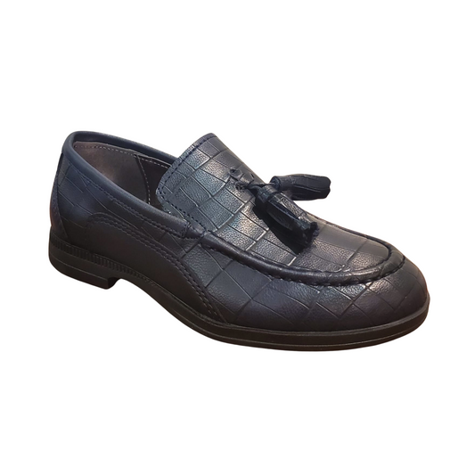 Leather Croco Loafer-0