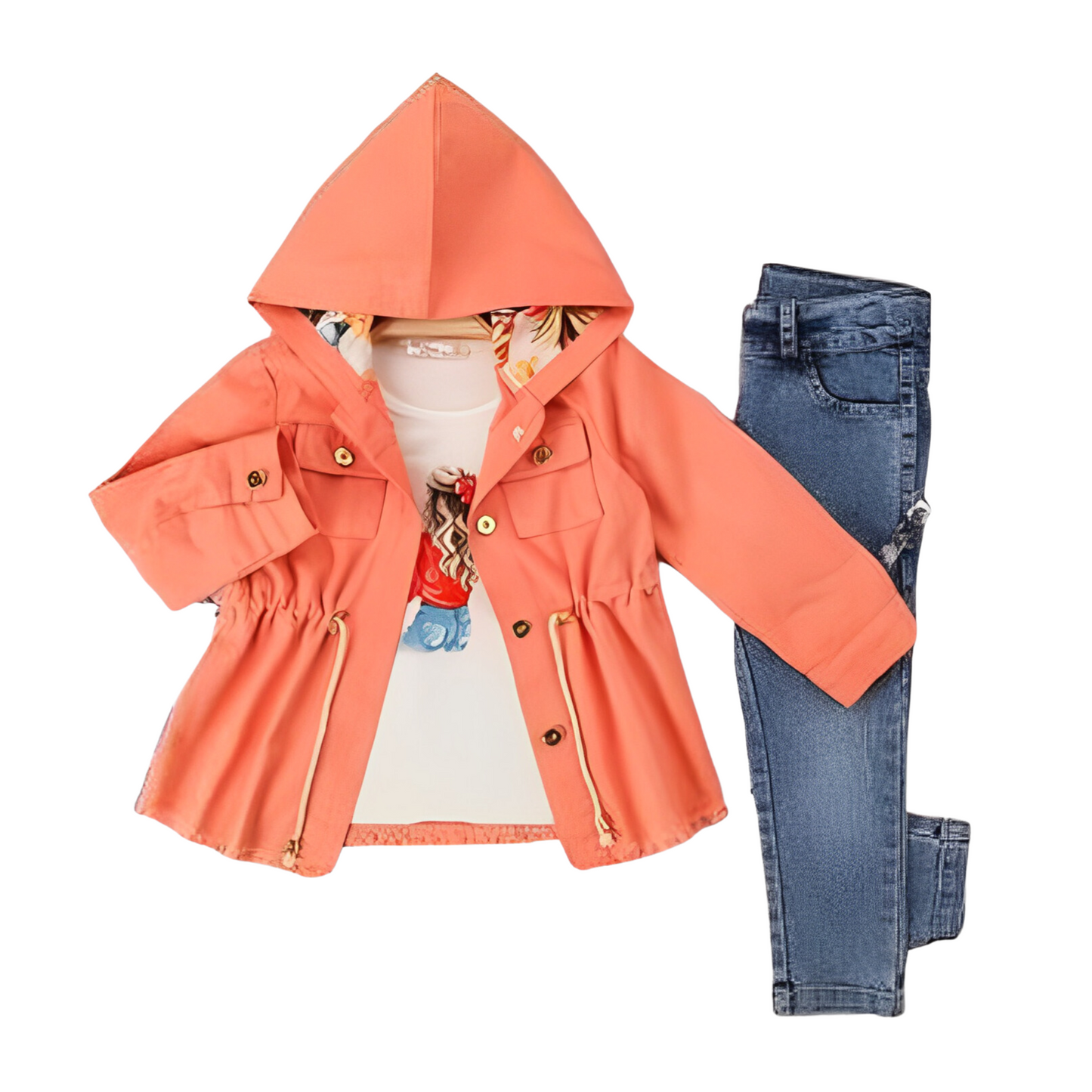 Spring South Girls Casual Set-1