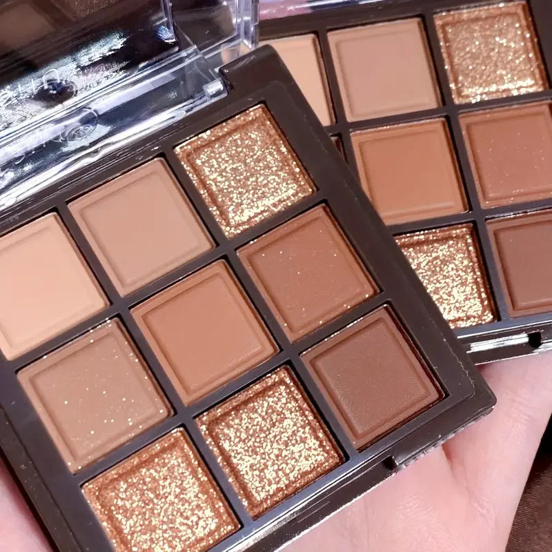 Urbancy 9 Color Chocolate Eyeshadow Palette-3