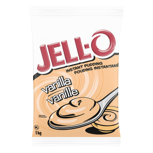 Vanilla - JELL-O Instant - Pudding Powder - Dessert Mix - 2 x 1kg/Case-0