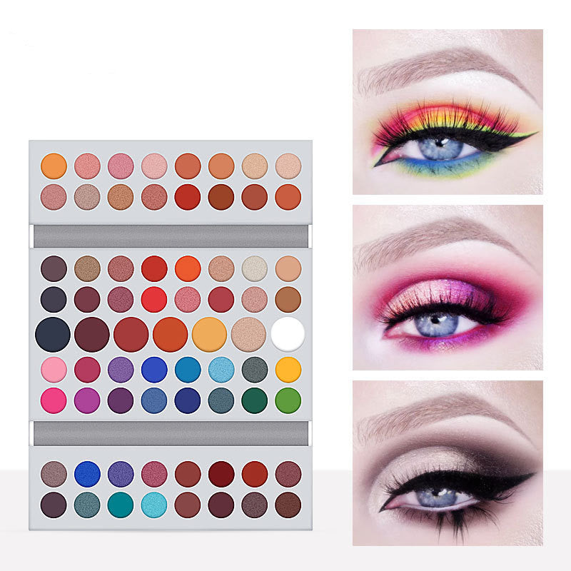 Versatile Matte Eye and Face Makeup Palette-2