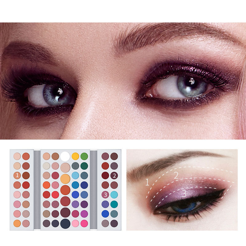 Versatile Matte Eye and Face Makeup Palette-3