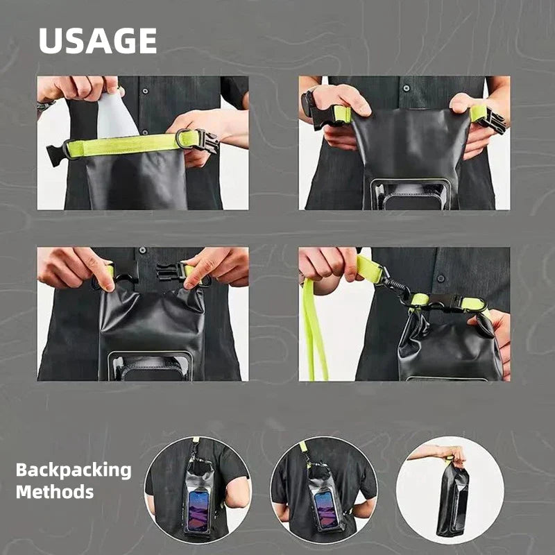 Waterproof PVC Dry Bag for Swimming and Kayaking-3