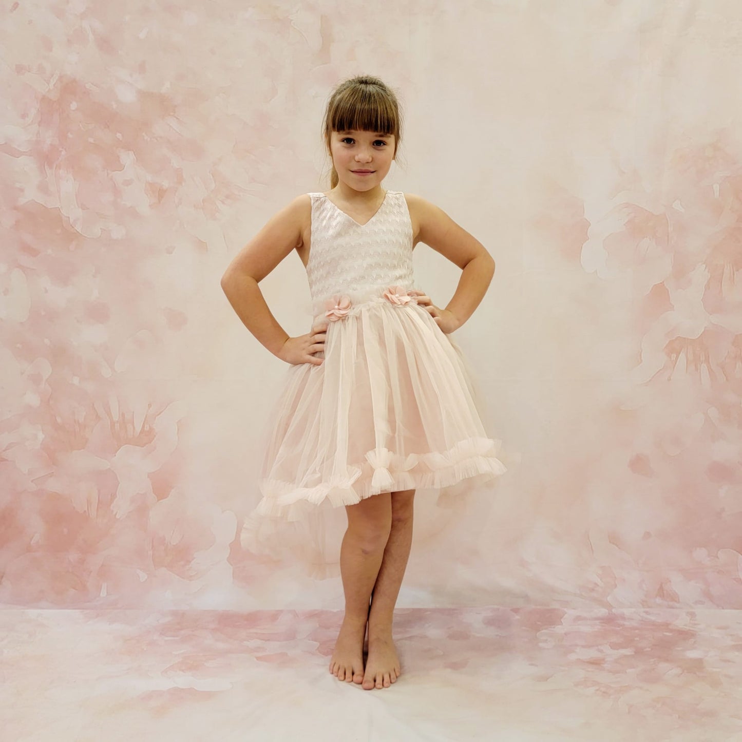 Matching Queen Girls Formal Dress-2
