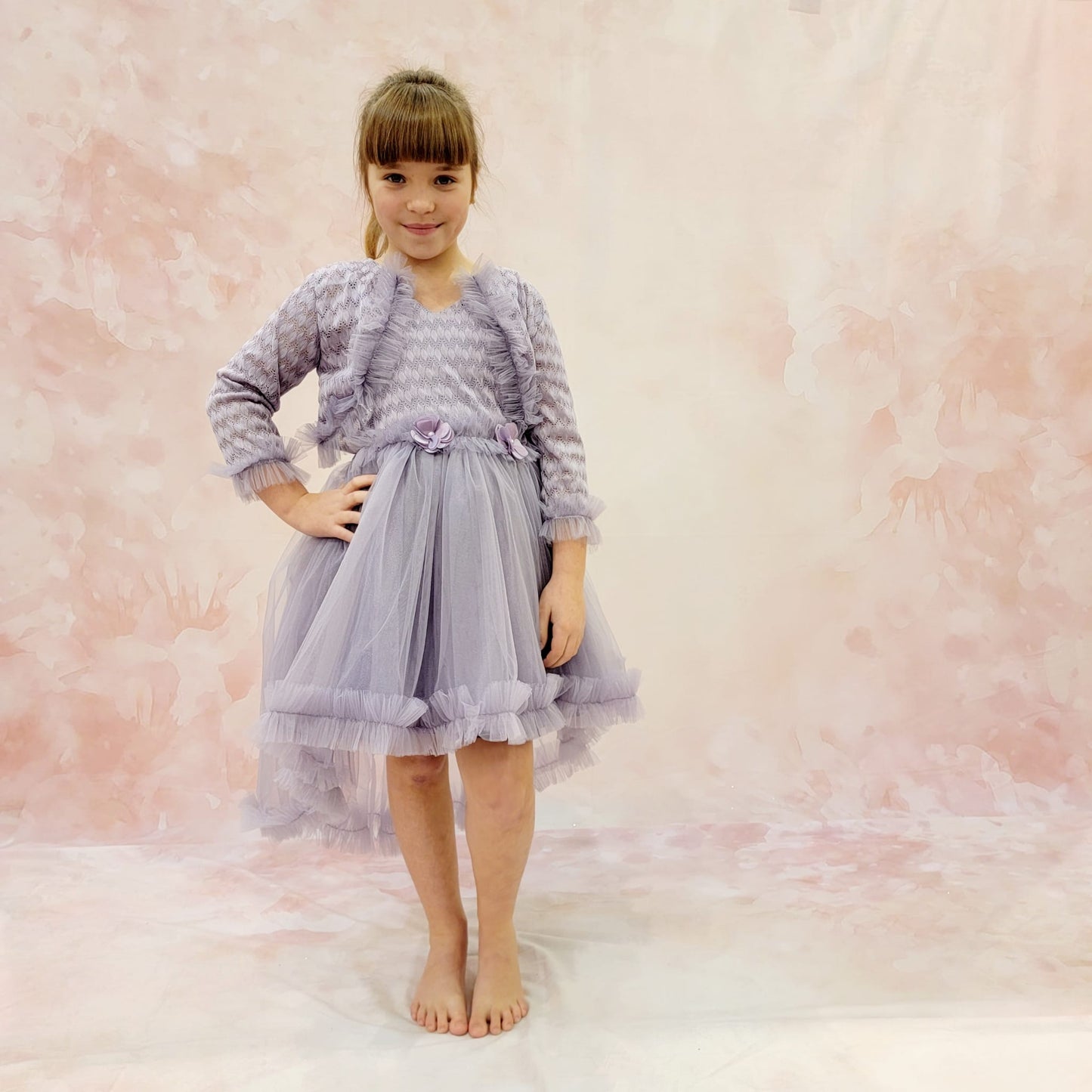 Matching Queen Girls Formal Dress-0