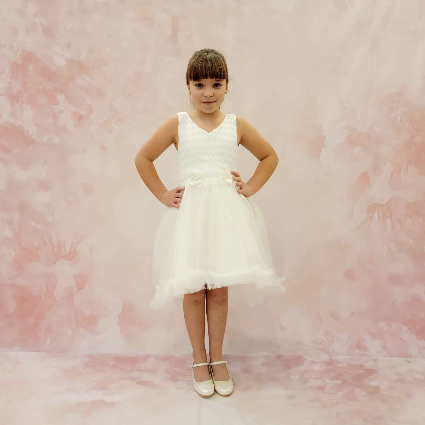 Matching Queen Girls Formal Dress-3