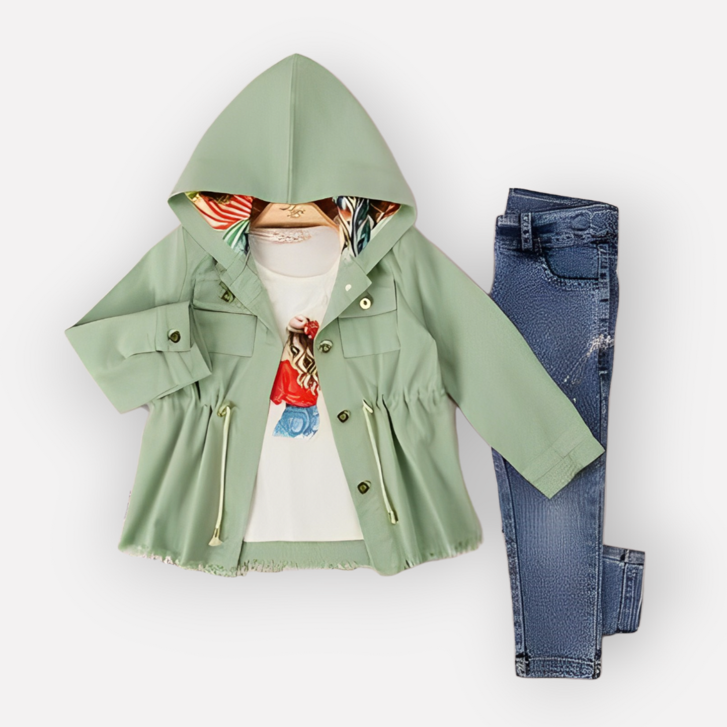 Spring South Girls Casual Set-2