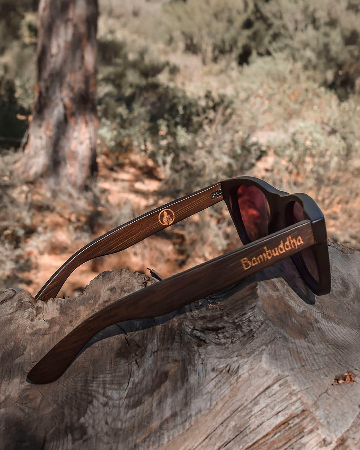 Woodsy | Polarized Bamboo Sunglasses-2