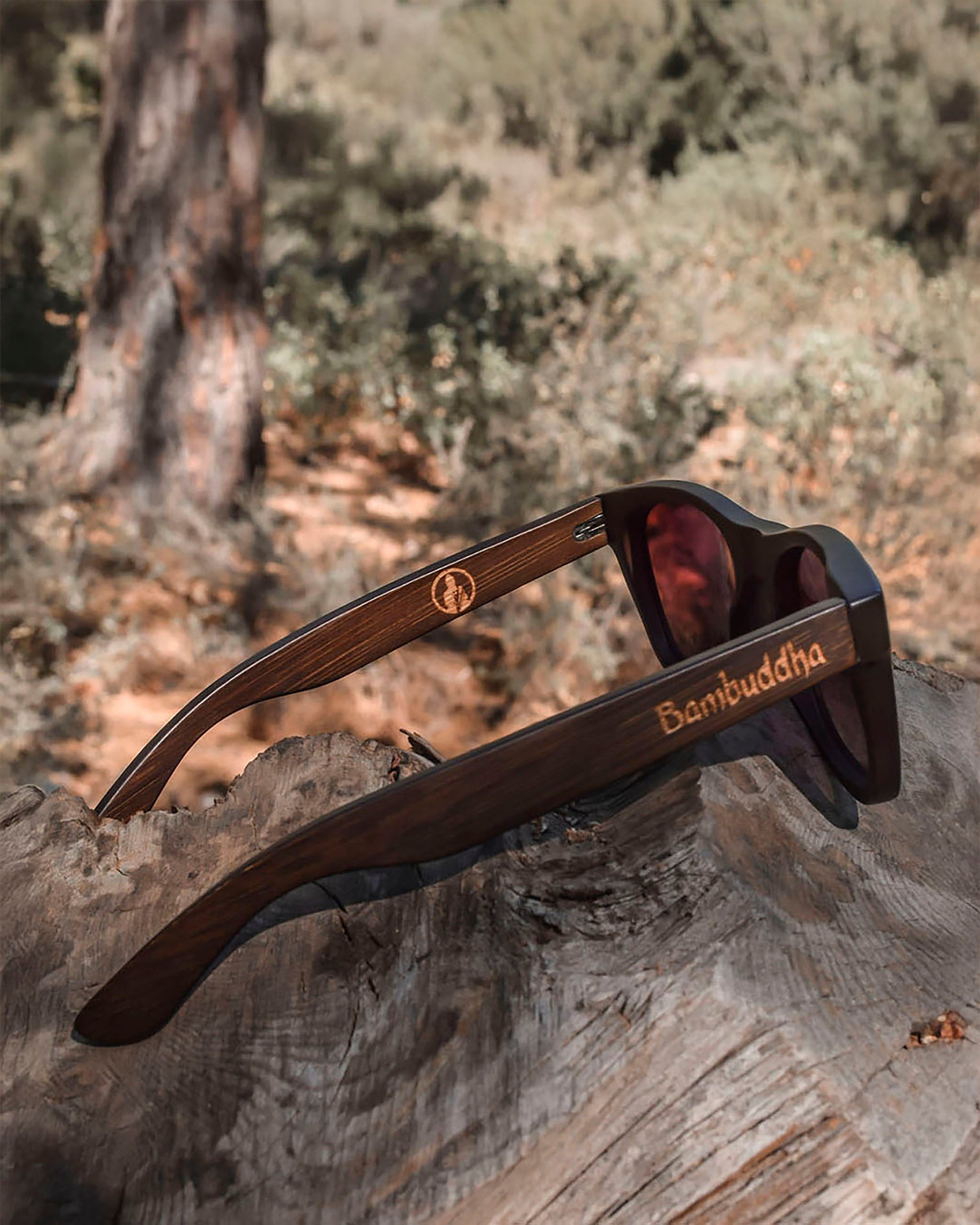 Woodsy | Polarized Bamboo Sunglasses-2
