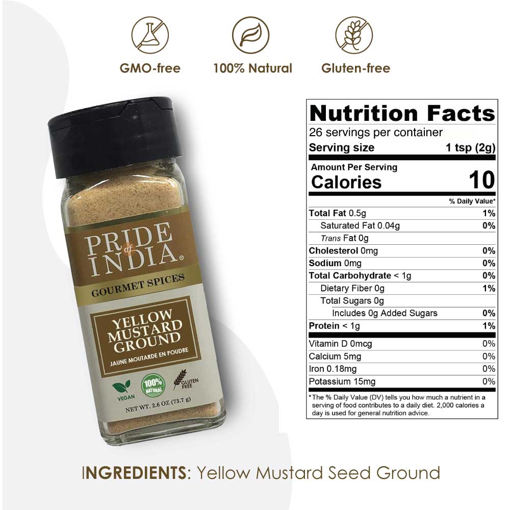Gourmet Yellow Mustard Seed Ground-2