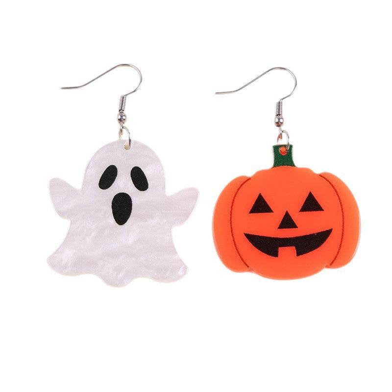 European And American Halloween Series Acrylic Earrings Color
