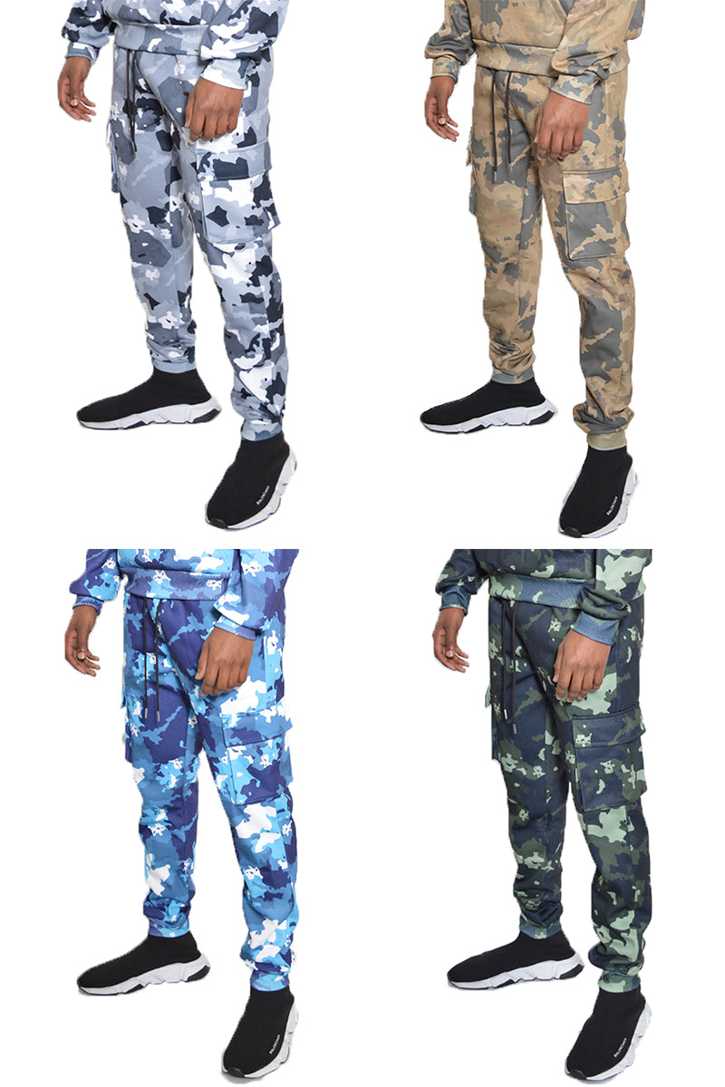 Camo Cargo Joggers-1