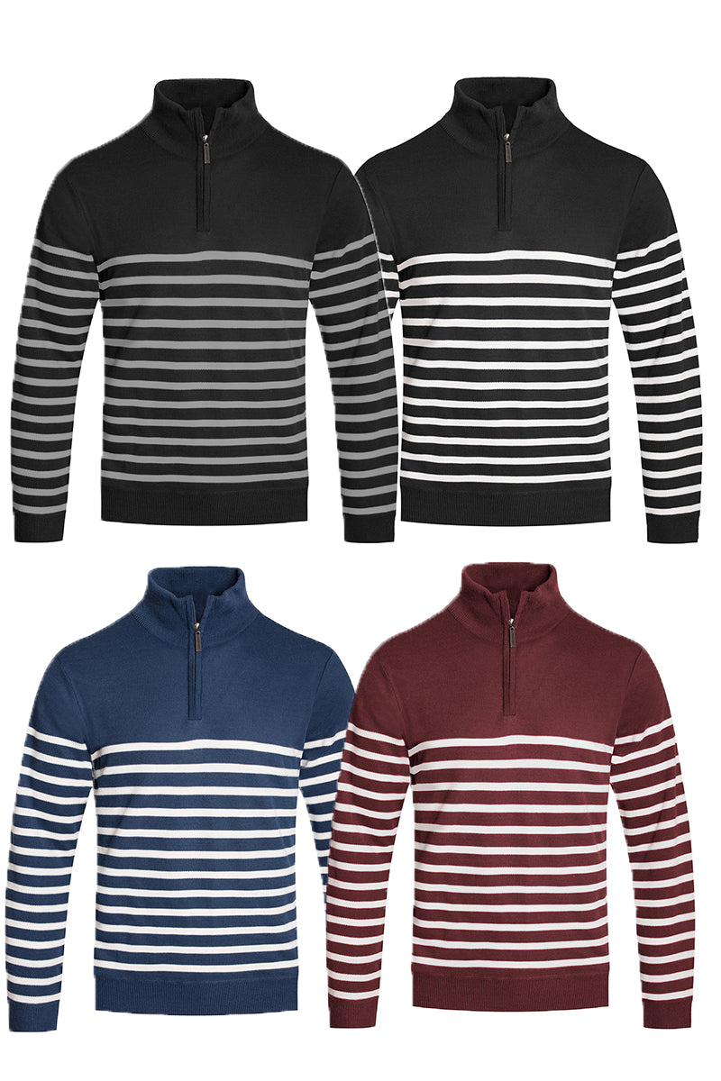 Quarter Zip Up Sweater-2