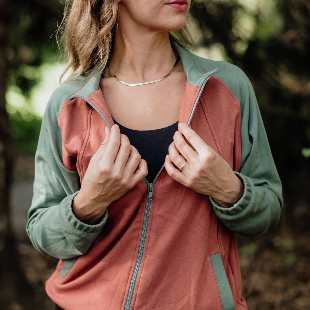 Adult Unisex Bamboo Fleece Bomber Jacket-3