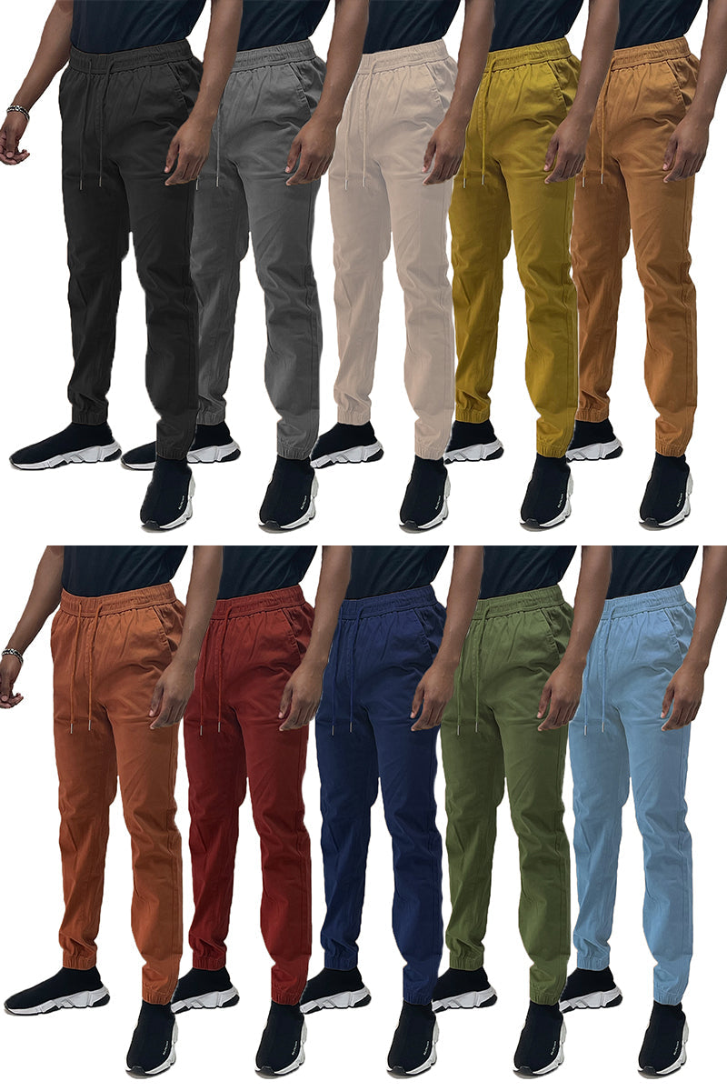 Solid Jogger Pants-1
