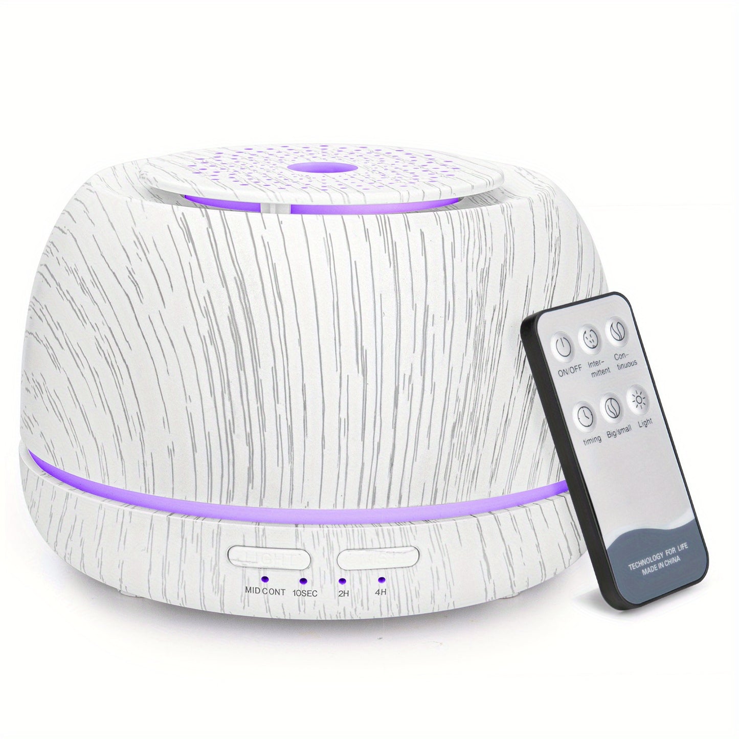 1pc 300ml AromaMaster Essential Oil Diffuser - 7-Color LED, Remote Control, USB Powered, Waterless Auto-Off, Aromatherapy Scent Air Humidifier for Room, Office - Compact, Portable, Whisper-Quiet Operation