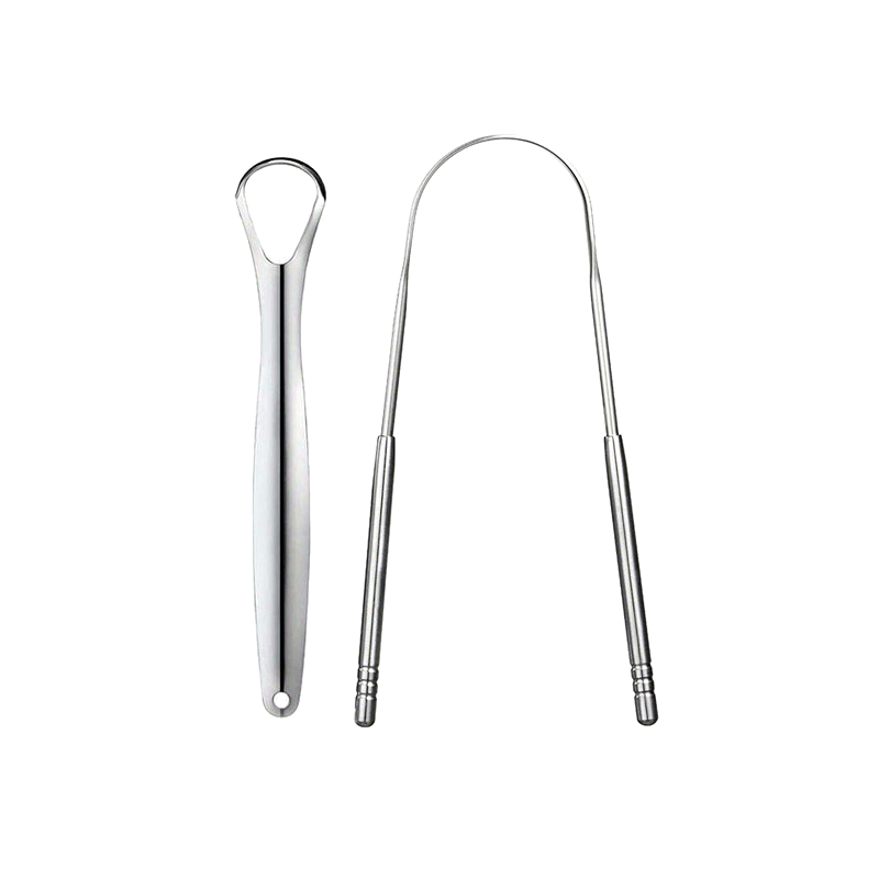 Tongue Scraper, Halitosis Reduction, Stainless Steel Tongue Cleaner, Metal Scraper, Tongue Scraper Cleaner For Fresh Breath