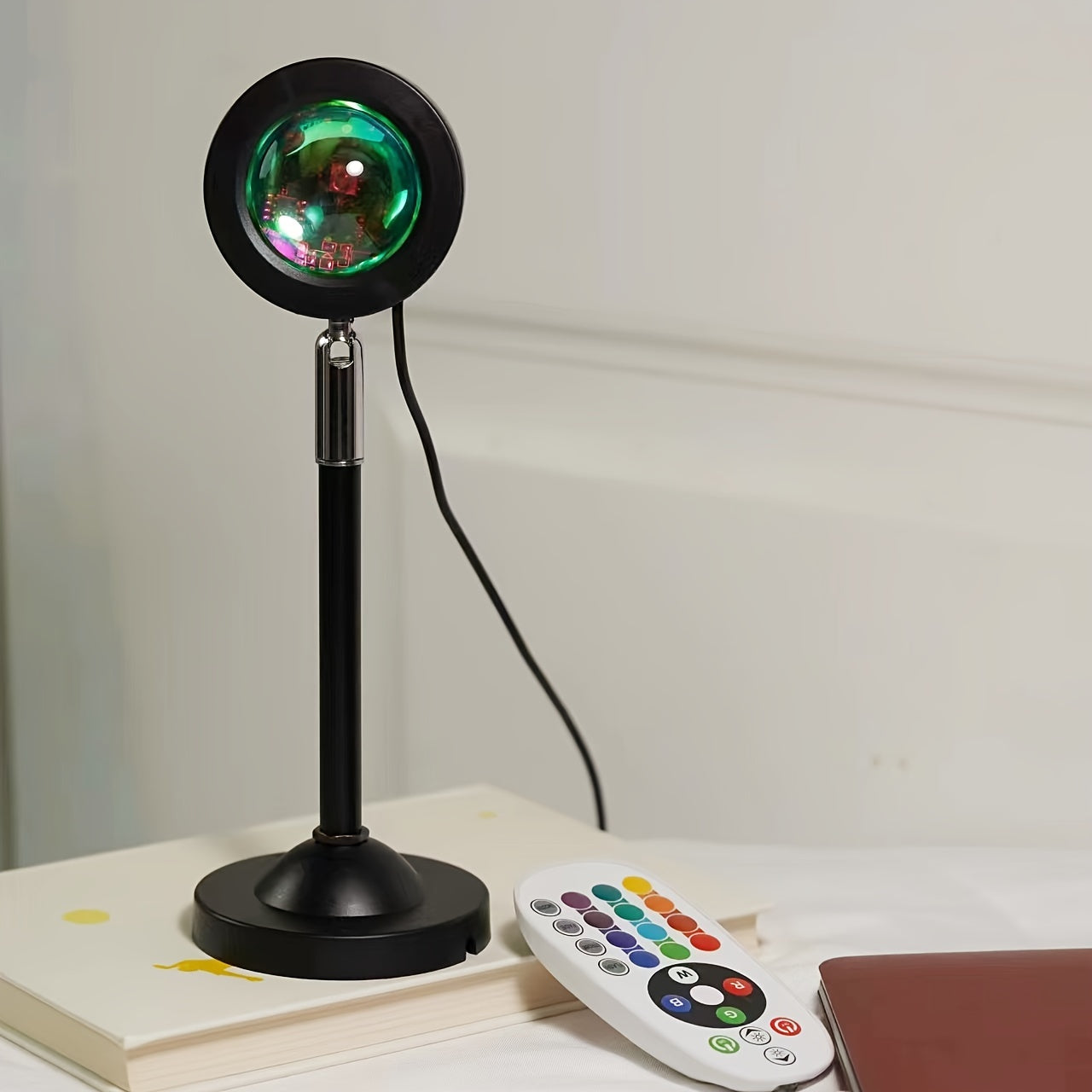 Small Sunset Atmosphere Lamp - Bedside Night Light for Bedroom - Christmas Decoration