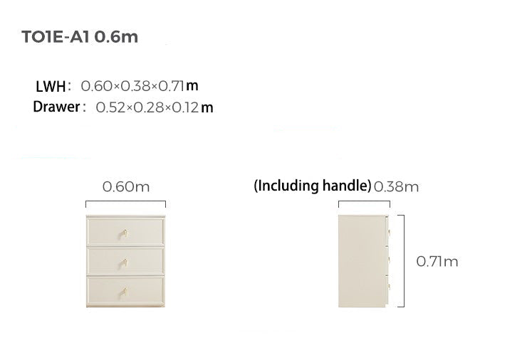 Beige Storage Drawer Chest-2