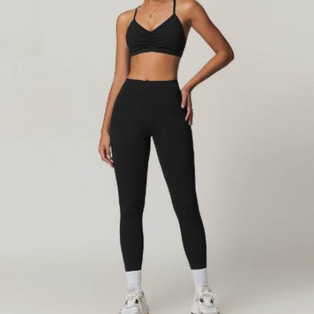 2pcs Yoga Outfit set Sport Fitness Workout Gym wear for women