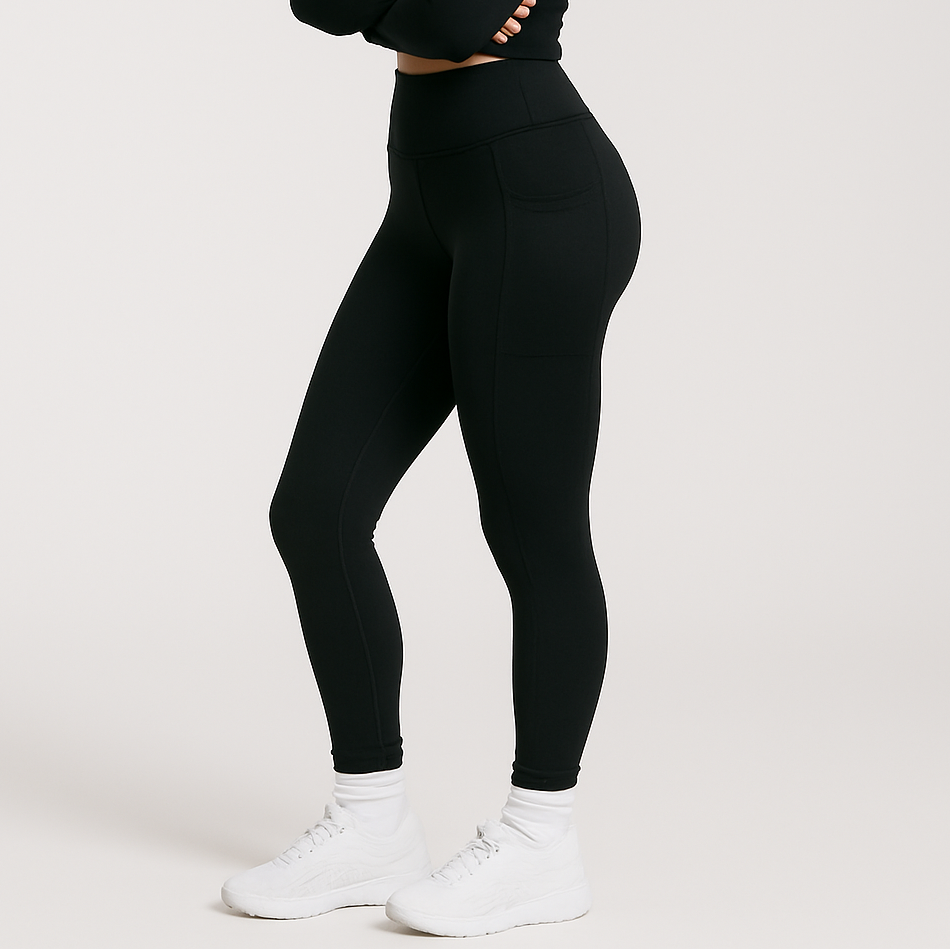 2014 - Women's Seamless Pocket Athletic Leggings-4