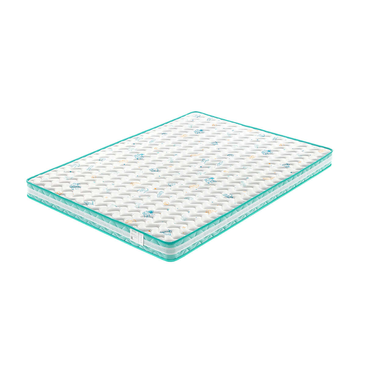 Boys Upholstered Bed with Mattress-1