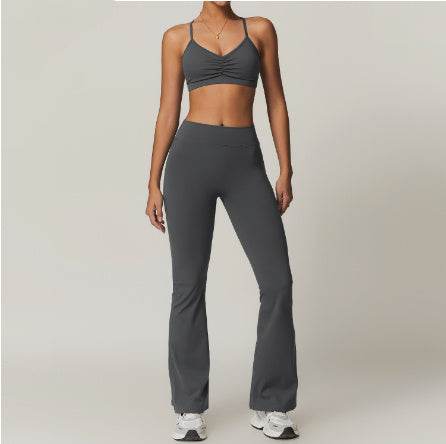 2pcs Yoga Outfit set Sport Fitness Workout Gym wear for women