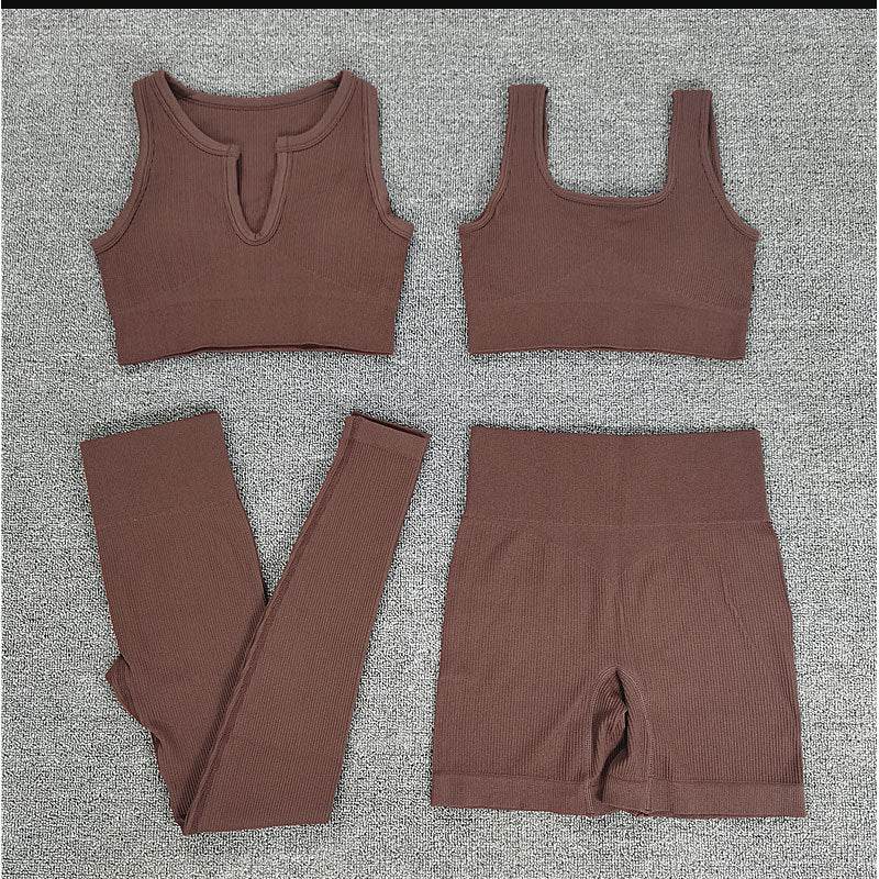 6pcs Yoga Workout Outfit set for women Gym clothes