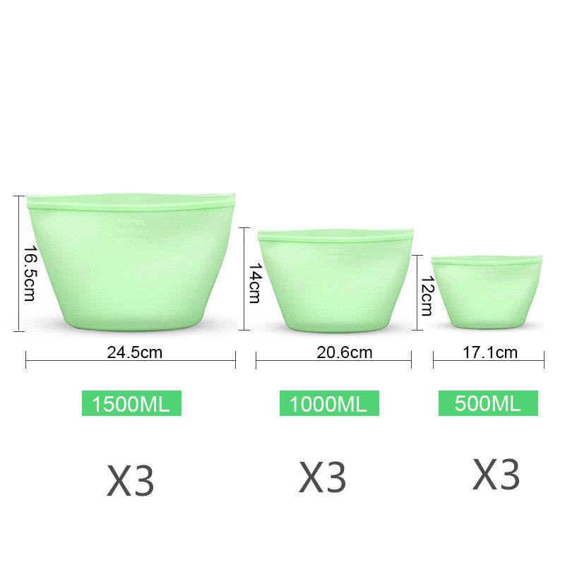 Silicone Food Storage Bag reusable freezer bags