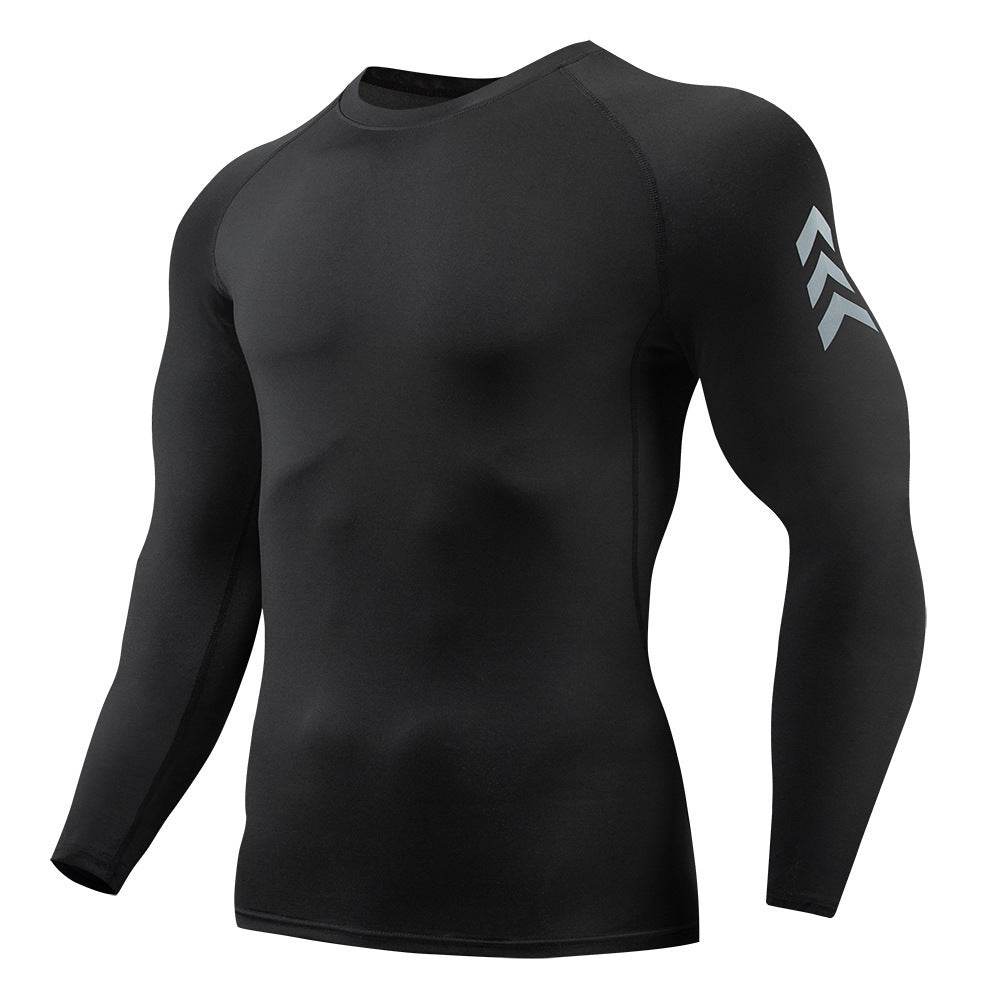 Men's Sports Quick-drying Long sleeve Workout Fitness T-shirt top