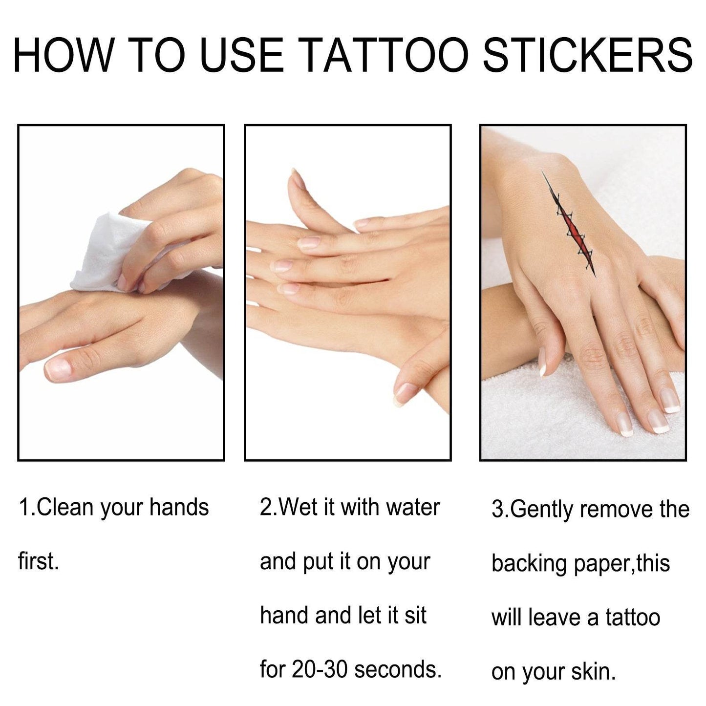 Halloween Horror Party Party Makeup Decoration Mouth Tattoo Stickers