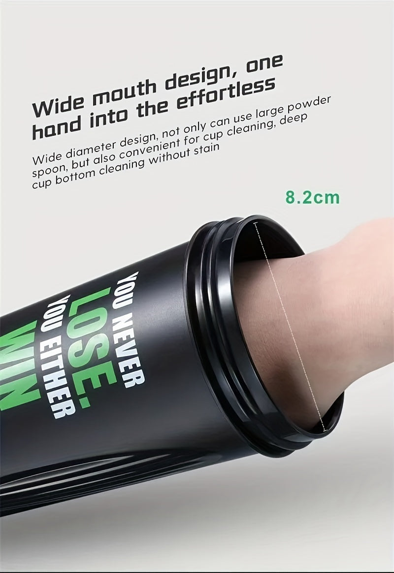 20.29oz Leak-Proof Protein Shaker Bottle for Smoothies and Fitness, BPA-Free Blender Cup for Sports and Gym Workouts