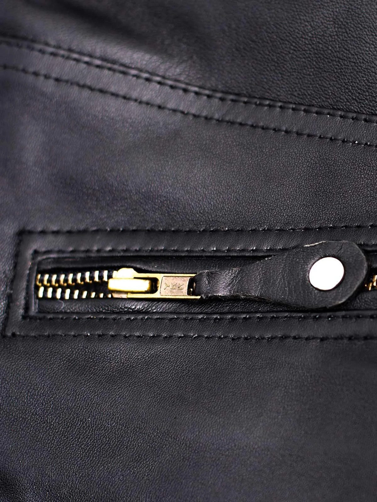 Cafe Racer Leather Jacket-4