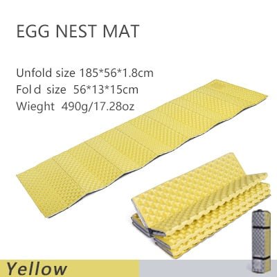 Camping Mat Portable Sleeping Pad Picnic Foam Bed Mattress Travel Trekking Equipment Blanket  Waterproof Moistureproof-6