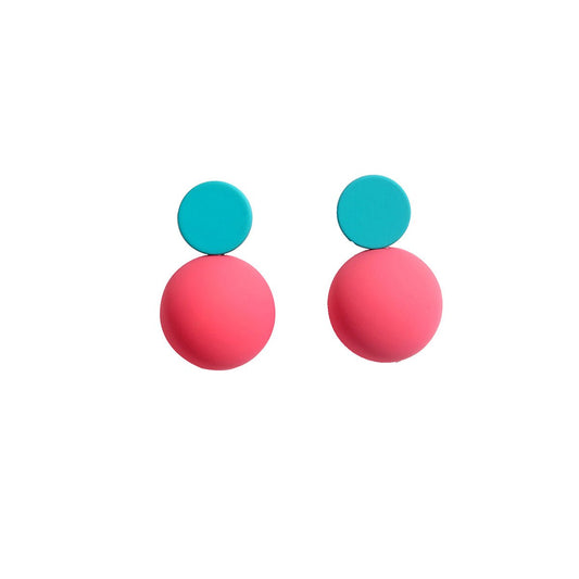 Candy Ball Red Earrings-0