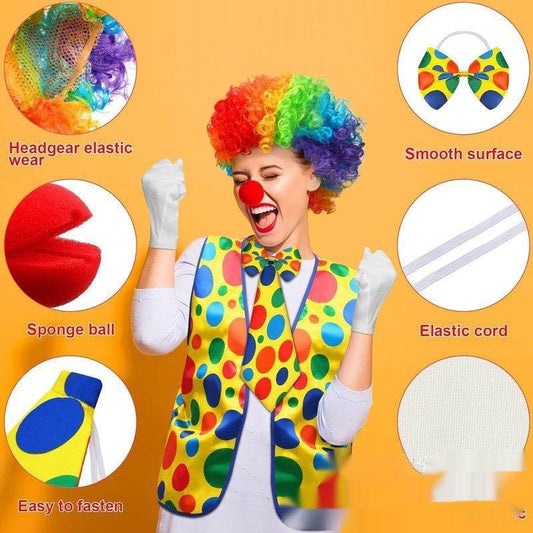 Halloween Clown Wig Dress Up Costume