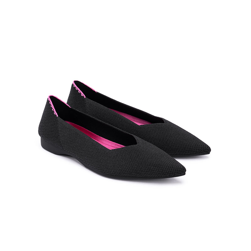 Charlotte Casual Pointed Toe Commuter Flats-1