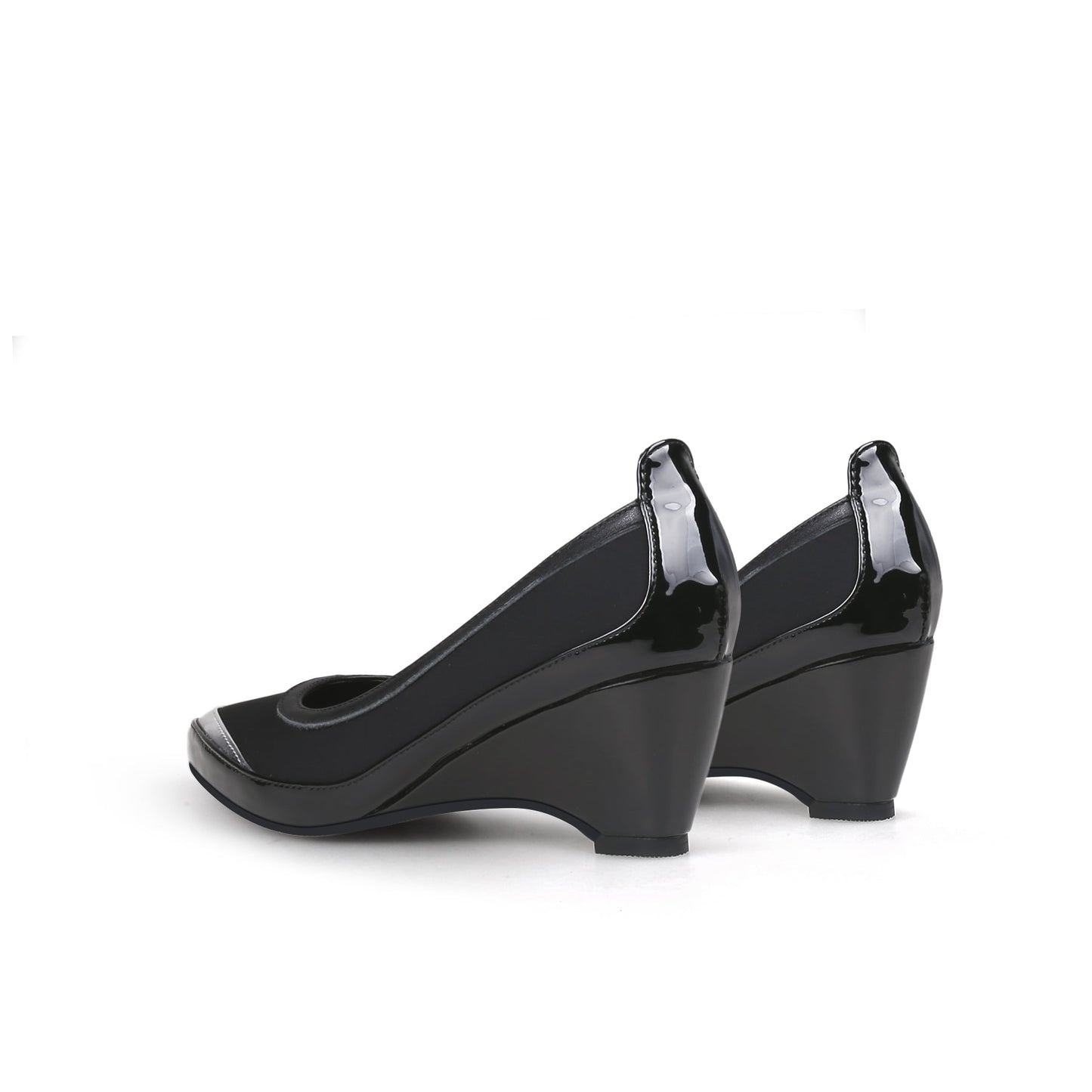Classic Slip On Formal Wedges-4