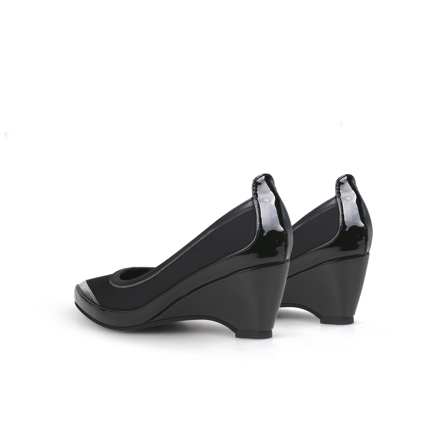 Classic Slip On Formal Wedges-4