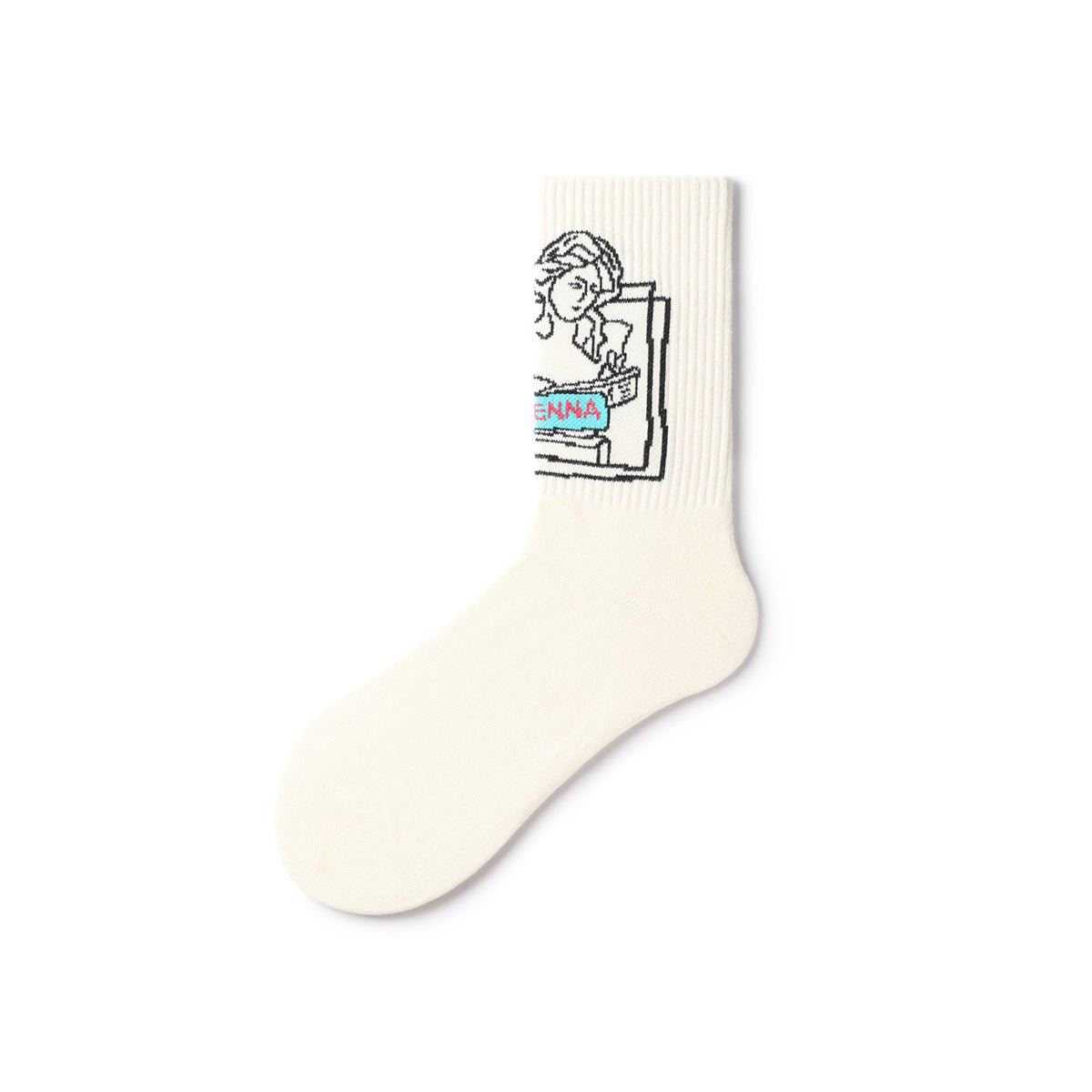 Click Me All-season Unisex 5pcs Crew Socks Set-1