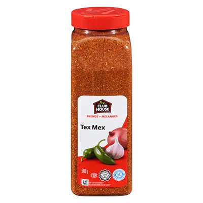 Tex Mex Blends - Spices and Seasonings - Clubhouse - 560gr. Jar - Case 12 x 560gr. Jars - Canadian Distributor and Supplier-0